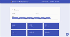 Desktop Screenshot of globalfinancialmarketwatch.com