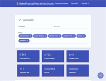 Tablet Screenshot of globalfinancialmarketwatch.com